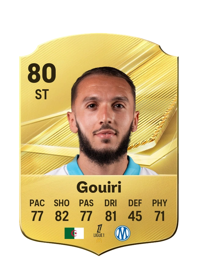 Carta Common de Amine Gouiri, overall 80