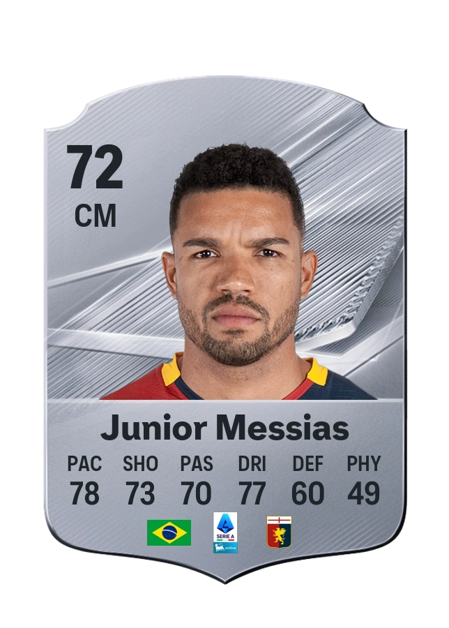 Junior Messias, Common card, rated 72