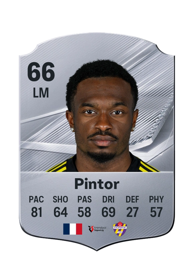 Lenny Pintor, Common card, rated 66