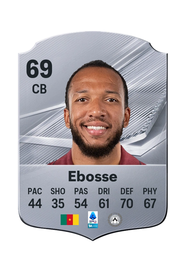 Enzo Ebosse, karta Common, ocena 69