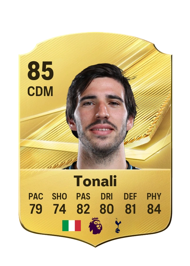 Sandro Tonali, karta Common, ocena 85