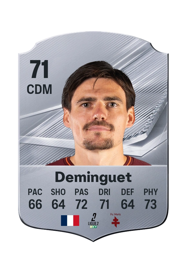 Carta Common de Jessy Deminguet, overall 71