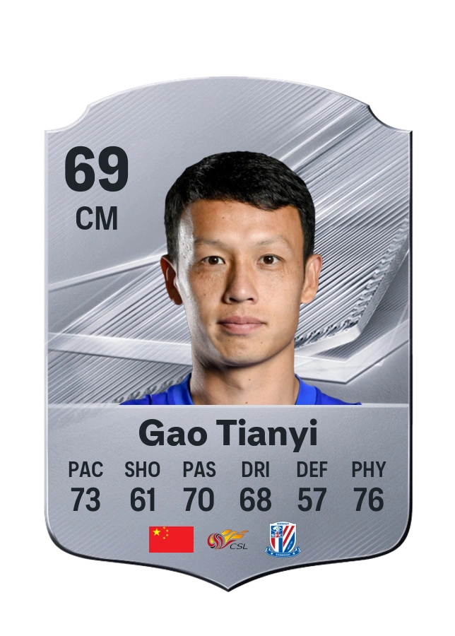 Gao Tianyi, Common card, rated 69