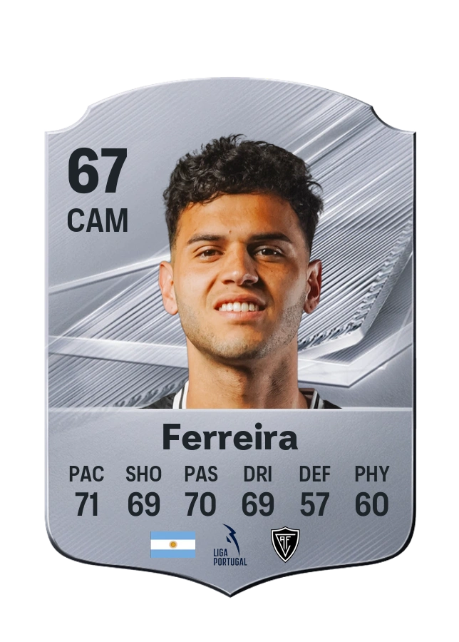 Cristian Ferreira, Common-kaart, rating 67