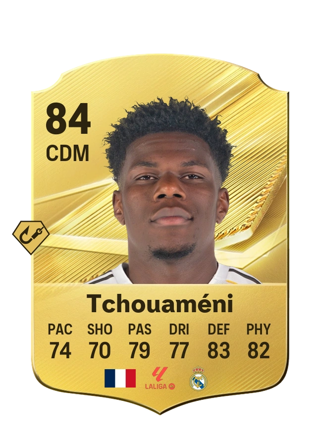 Aurélien Tchouaméni, karta Common, ocena 84