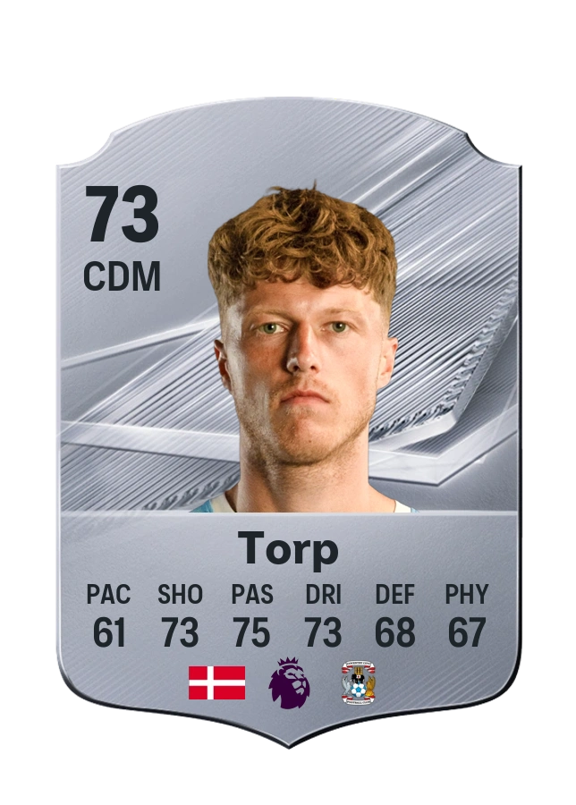 Victor Torp, Common kartı, reyting 73