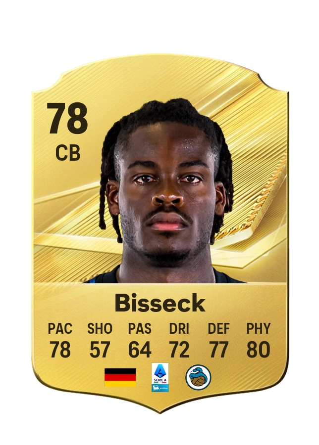 Yann Aurel Bisseck, Common kartı, reyting 78