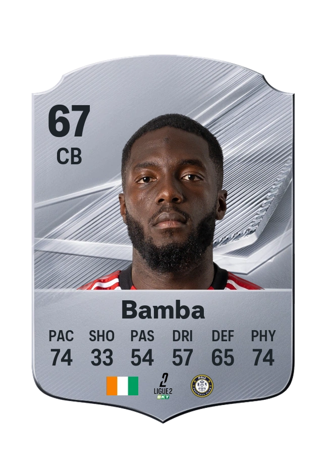 Axel Bamba, Common card, rated 67