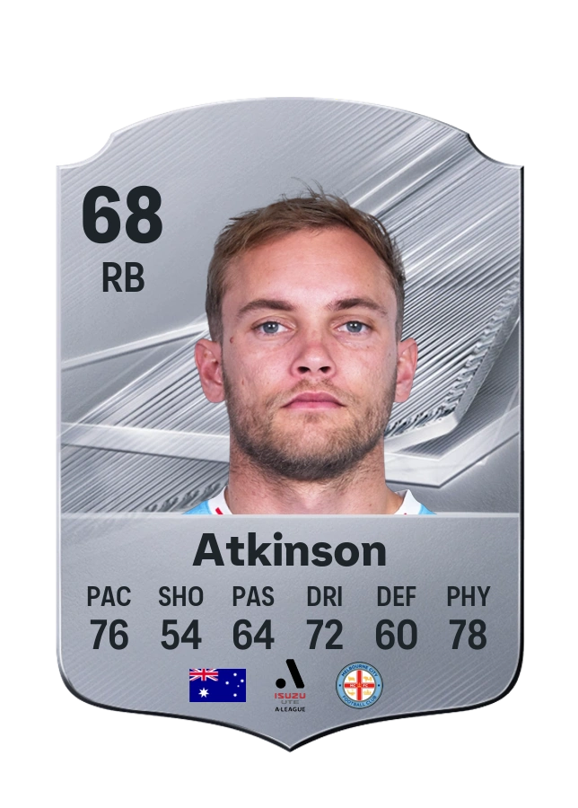 Nathaniel Atkinson, Common kartı, reyting 68