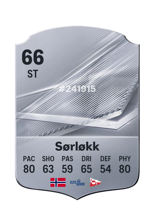 Carta Common di Sondre Sørløkk, valutazione 66