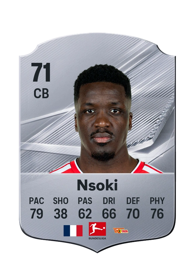 Stanley Nsoki, karta Common, ocena 71