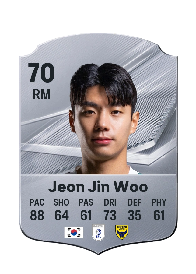 Common-Karte von Jeon Jin Woo, Wertung 70