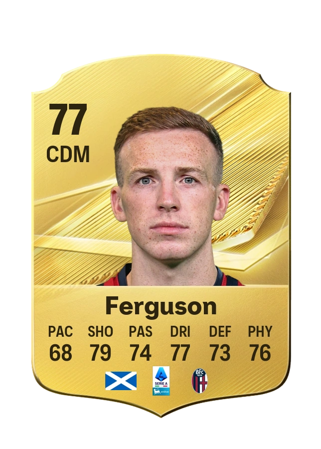 Lewis Ferguson, Common card, rated 77