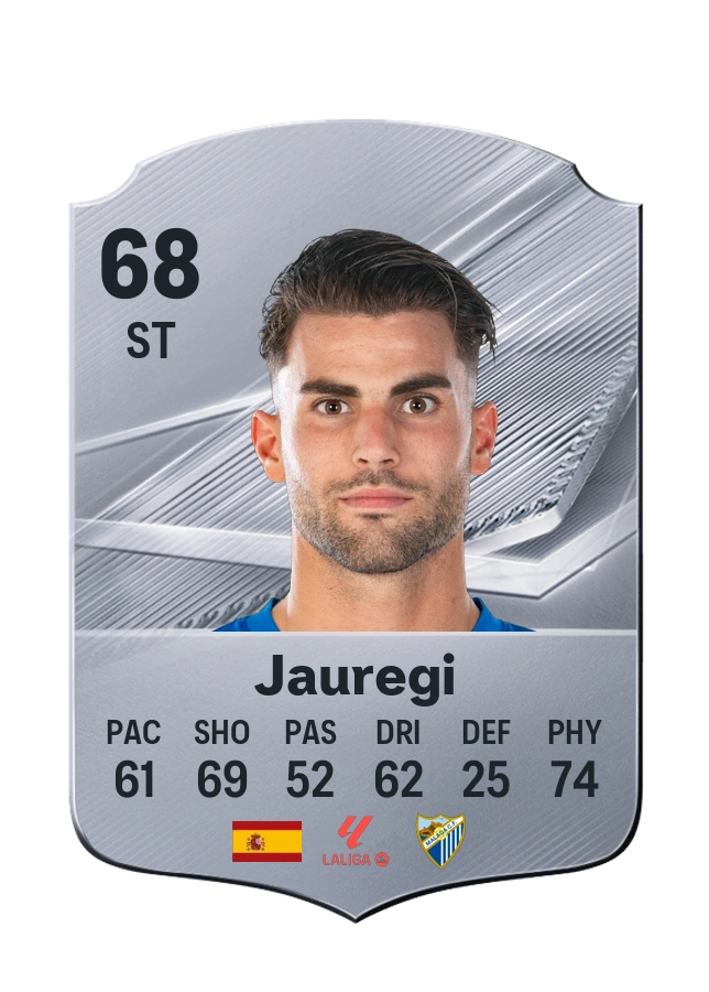 Jauregi, Common card, rated 68