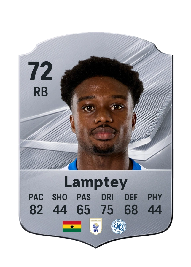 Tariq Lamptey, Common card, rated 72