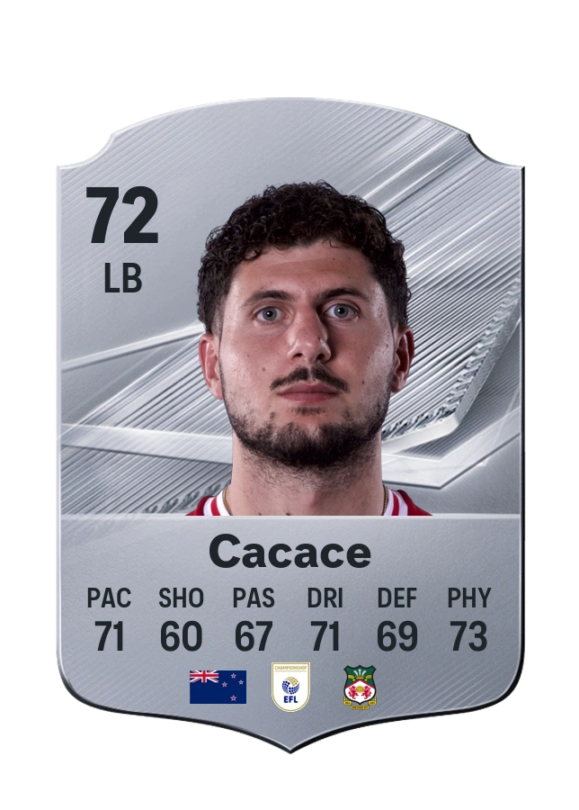 Liberato Cacace, karta Common, ocena 72