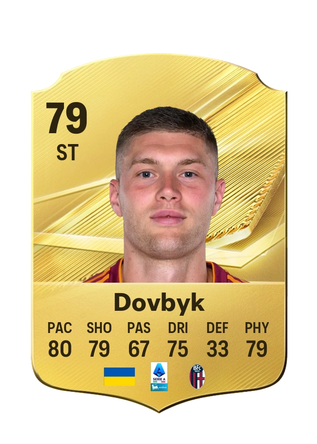 Carta Common di Artem Dovbyk, valutazione 79
