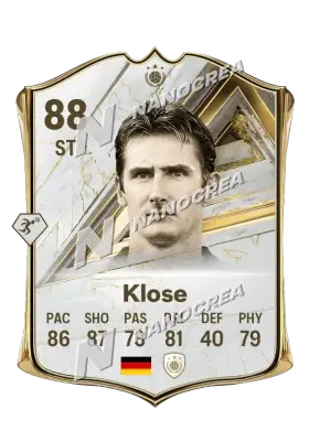 Miroslav Klose, Base Icon card, rated 88