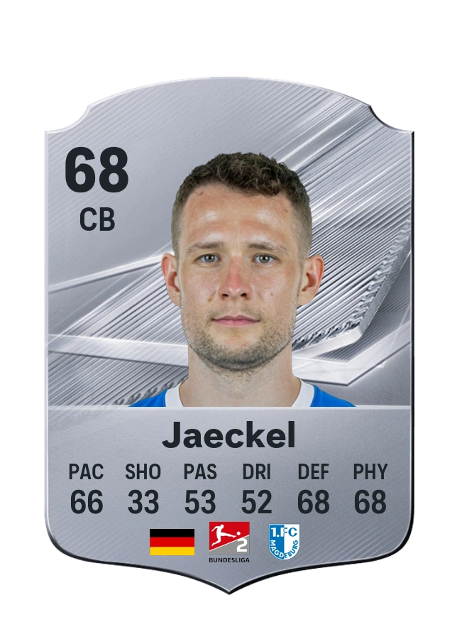 Paul Jaeckel, Common card, rated 68