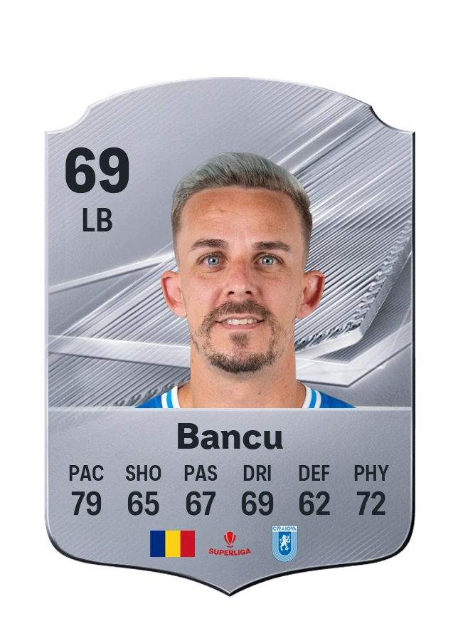 Nicușor Bancu, Common kartı, reyting 69