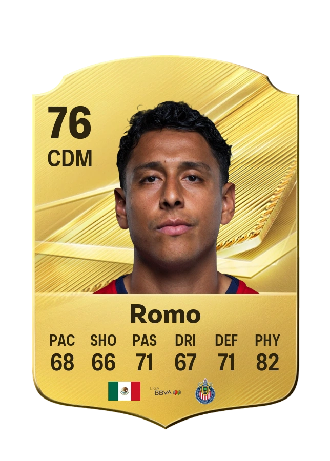 Carta Common de Luis Romo, overall 76