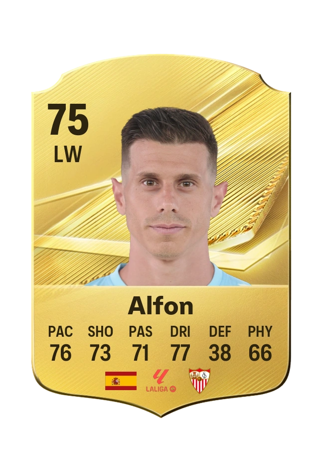 Alfon، بطاقة Common، بتقييم 75