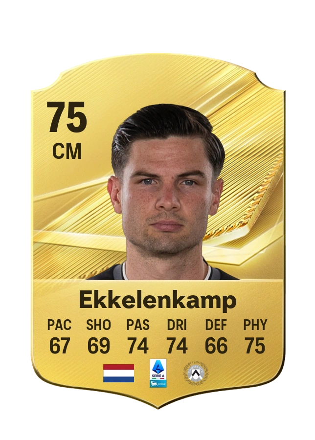 Jurgen Ekkelenkamp, Common card, rated 75