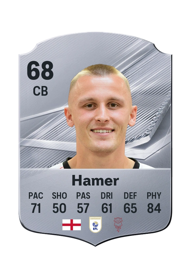 Tom Hamer، بطاقة Common، بتقييم 68
