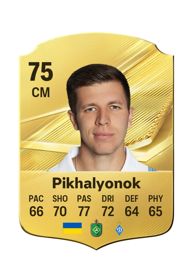 Carta Common di Oleksandr Pikhalyonok, valutazione 75