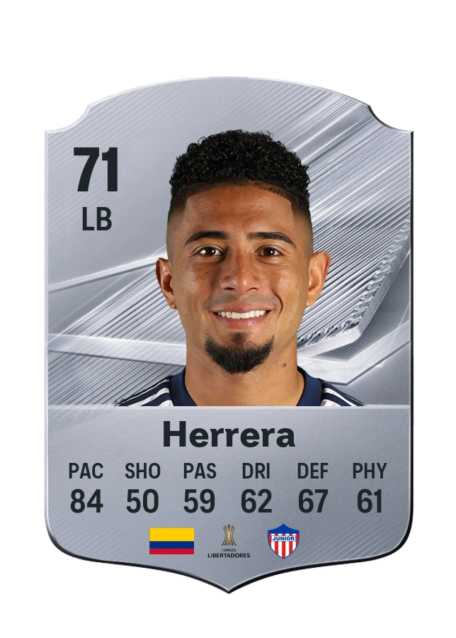 Edwin Herrera, Common card, rated 71