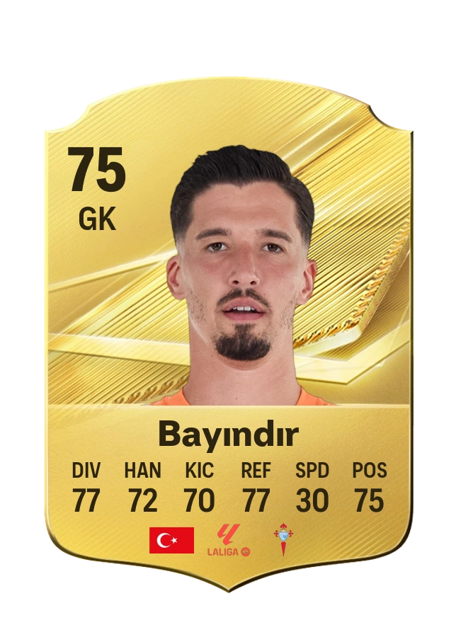 Carta Common de Altay Bayındır, overall 75
