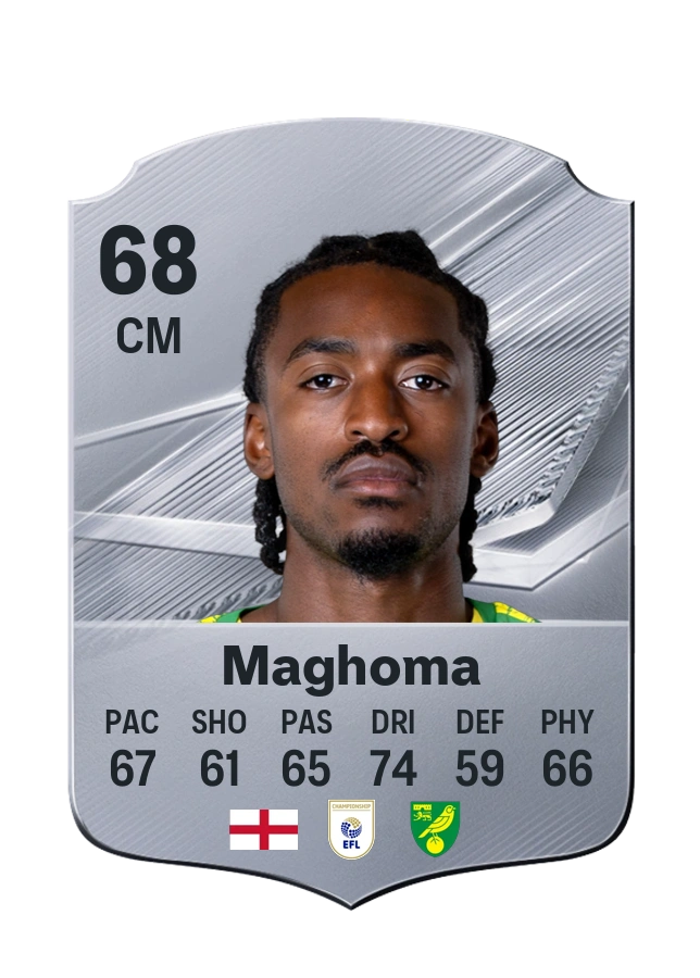 Paris Maghoma, Common card, rated 68