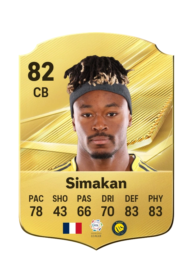 Mohamed Simakan, Common card, rated 82