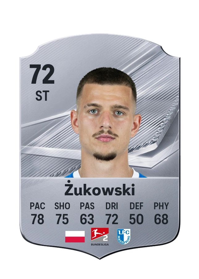 Mateusz Żukowski, Common card, rated 72