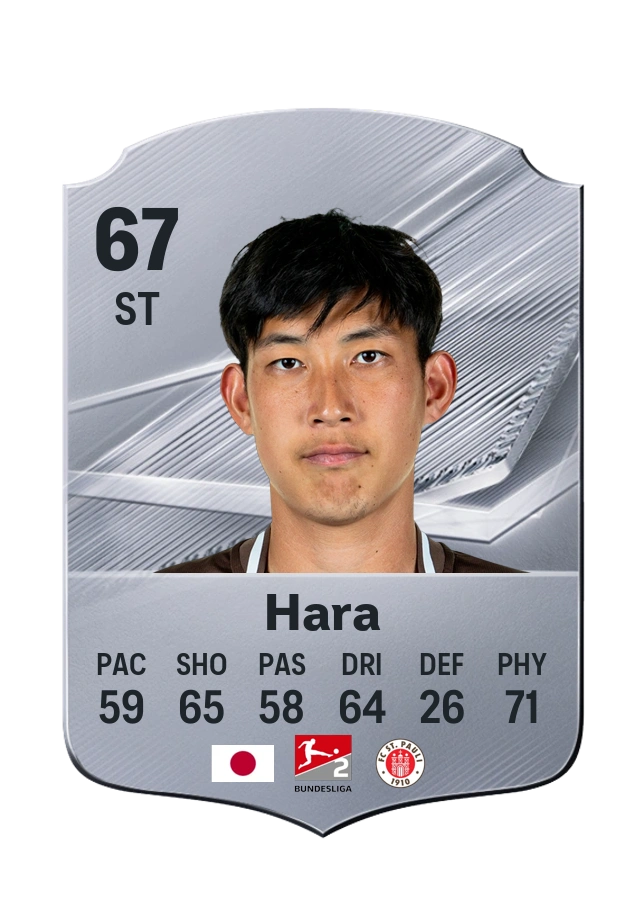 Taichi Hara, Common card, rated 67