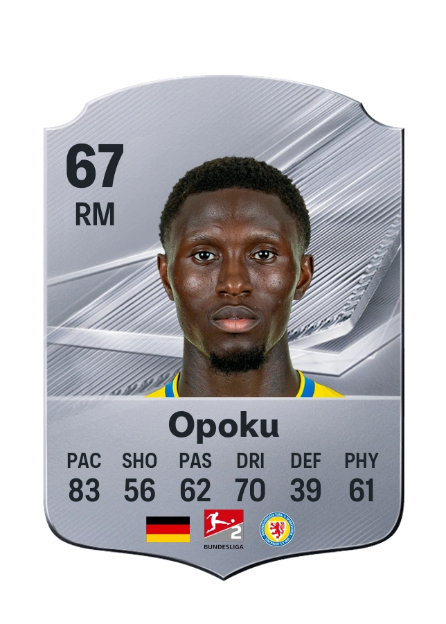Aaron Opoku, Common kartı, reyting 67