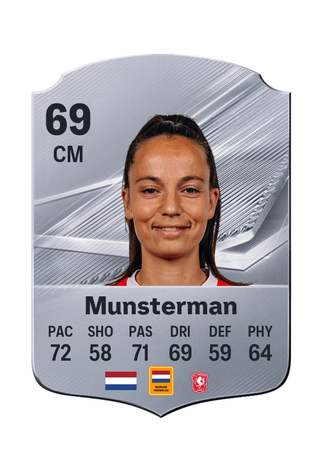 Marthe Munsterman, Common kartı, reyting 69