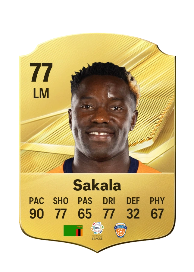 Fashion Sakala, Common card, rated 77