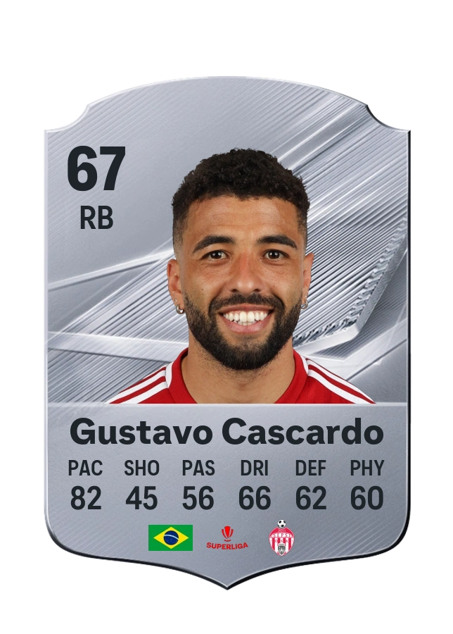 Gustavo Cascardo, Common card, rated 67