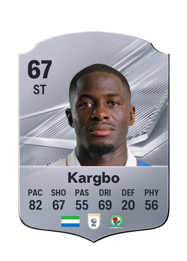 Augustus Kargbo, karta Common, ocena 67