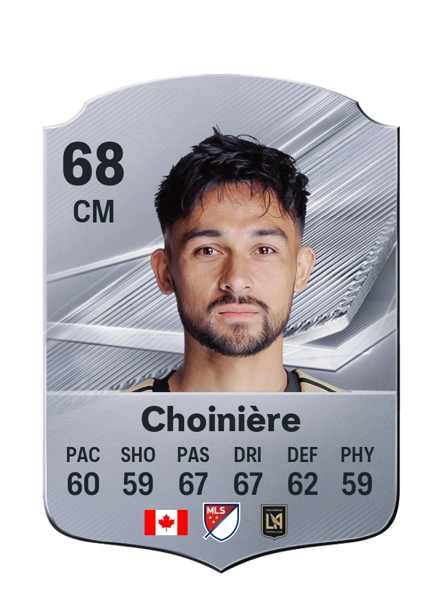 Mathieu Choinière, Common card, rated 68