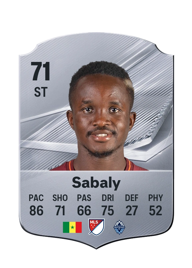 Cheikh Sabaly, Common card, rated 71