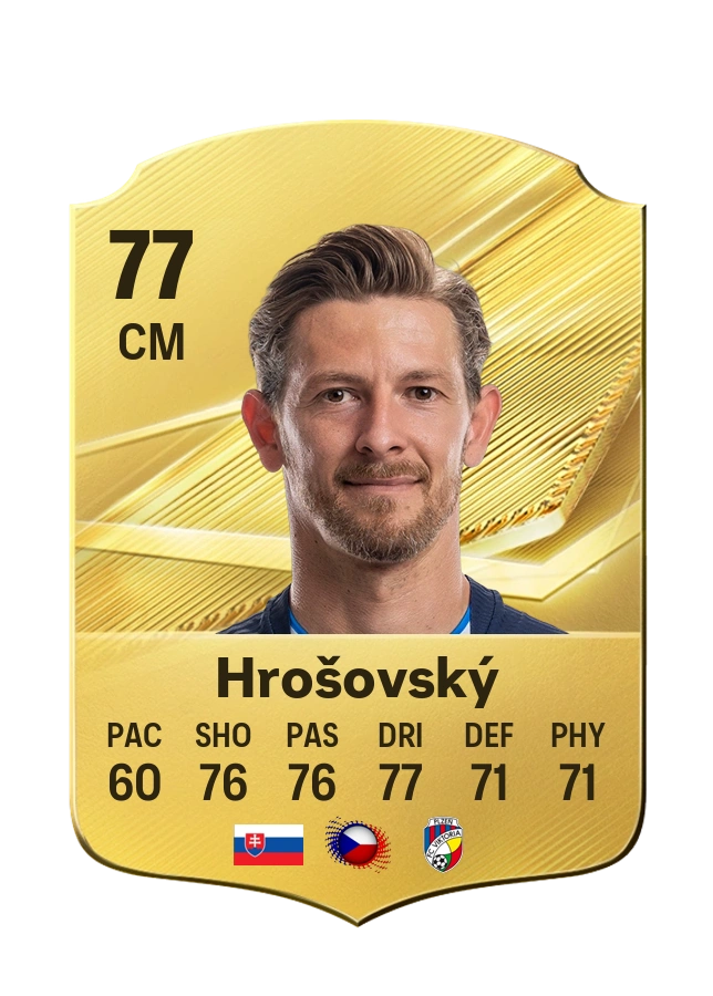 Patrik Hrošovský, karta Common, ocena 77