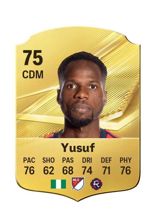 Alhassan Yusuf، بطاقة Common، بتقييم 75