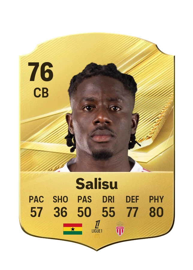 Mohammed Salisu, Common card, rated 76
