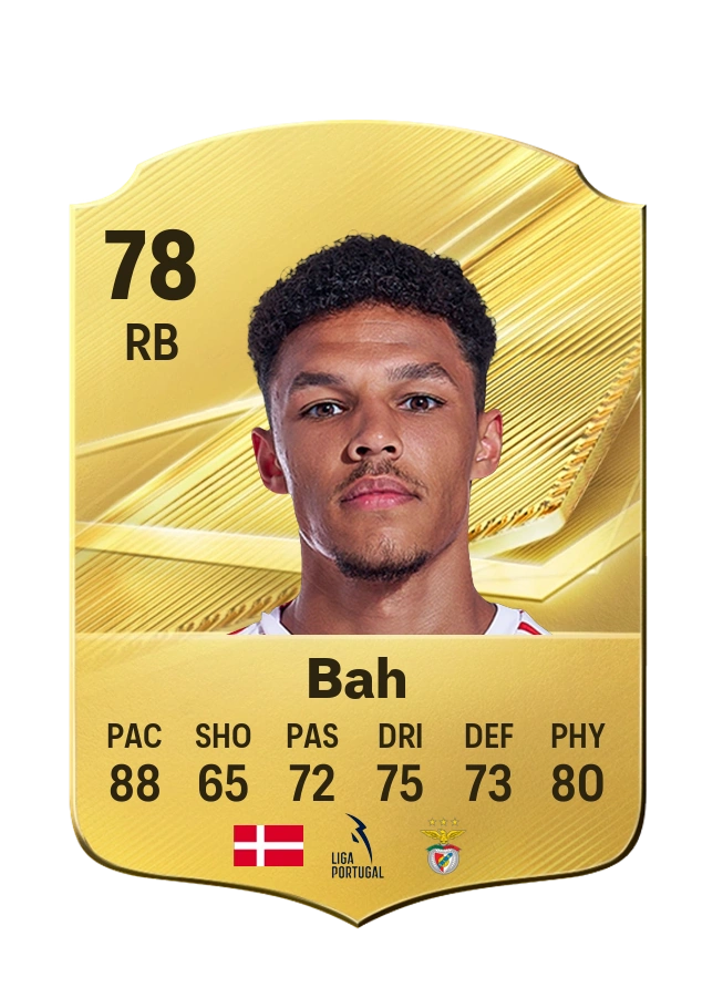 Alexander Bah, Common kartı, reyting 78