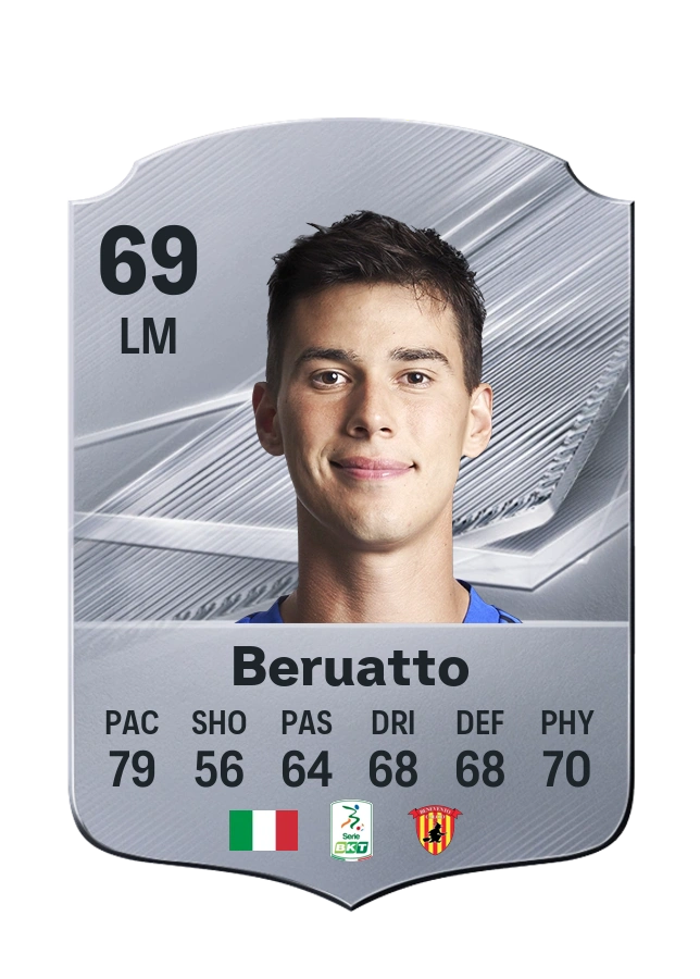 Pietro Beruatto, Common kartı, reyting 69