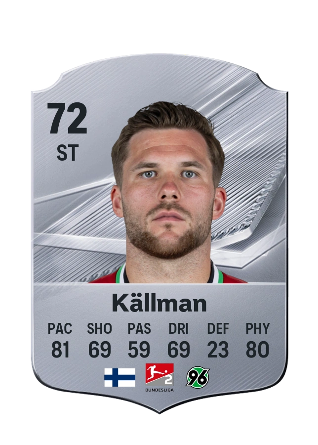 Benjamin Källman, karta Common, ocena 72