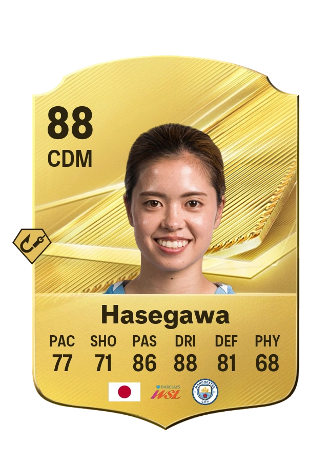 Common-Karte von Yui Hasegawa, Wertung 88