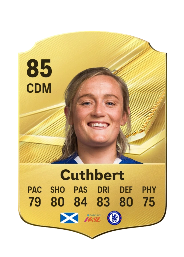 Erin Cuthbert, Common kartı, reyting 85